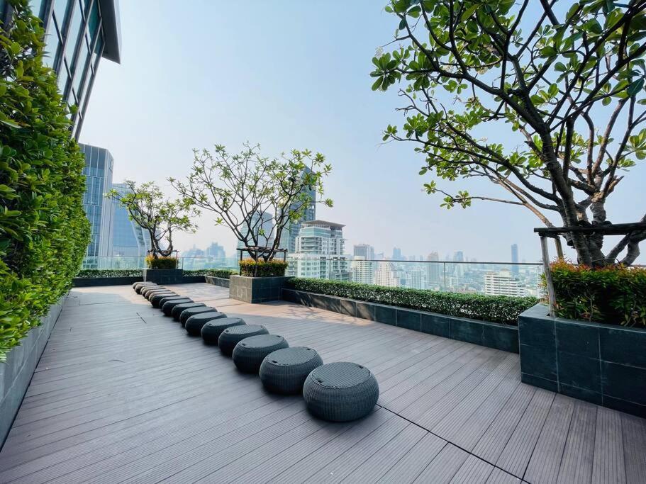 Luxury 1Bed 1Bath 300M Bts Phrom Phong, Emporium Emsphere Emquartier Bangkok Eksteriør bilde